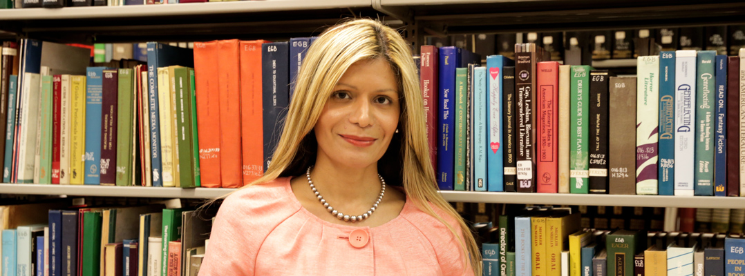 Loida García-Febo, presidenta electa de la Asociación de Bibliotecas de los EE.UU (Foto por Ashlee Cruz Lebrón)