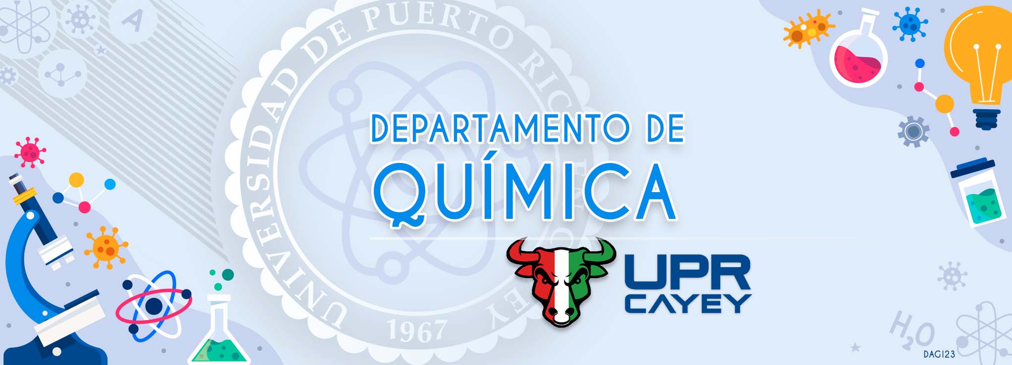 Banner Química para su página web