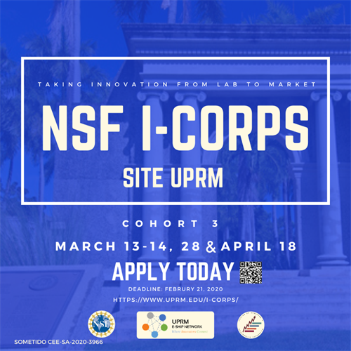 500px x 500px - NSF Innovation-Corps Site UPRM (I-Corps) â€“ InnovaciÃ³n y Emprendimiento