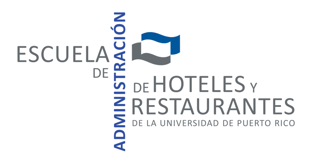 Logo Escuela de Administración de Hoteles y Restaurantes de la Universidad de Puerto Rico en Carolina.
