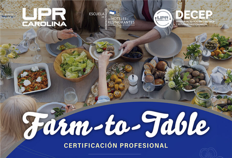 Certificación Latino Farm-to-Table; de la finca a la mesa en Puerto Rico