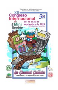 Afiche que anuncia el Congreso Internacional de Minificción